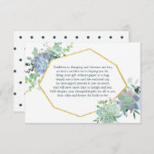 Beipackkarte für das Brautparty Begleitkarte (Vorne/Hinten)