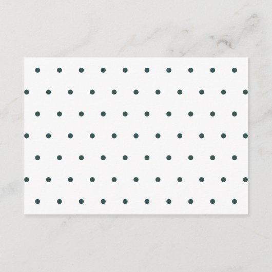 Beipackkarte für das Brautparty Begleitkarte (Rückseite)