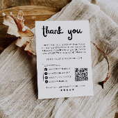 Beipackkarte für kleine Unternehmen Dankeskarte