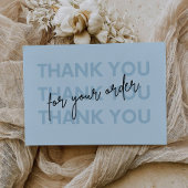 Beipackkarte für moderne Business-Pakete Dankeskarte