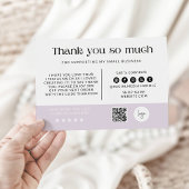 Beipackkarte für moderne Business-Pakete Dankeskarte