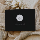 Beipackkarte für moderne Business-Pakete Dankeskarte