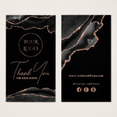 Beipackzettel aus Rose und Schwarz (Vorne & Hinten)