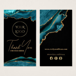 Beipackzettel für aquamarine und Goldverpackungen