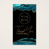 Beipackzettel für aquamarine und Goldverpackungen (Vorderseite)