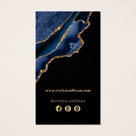 Beipackzettel für Blauer und Gold (Rückseite)