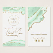 Beipackzettel für die Meeresfrüchte (Vorne & Hinten)