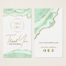 Beipackzettel für die Meeresfrüchte