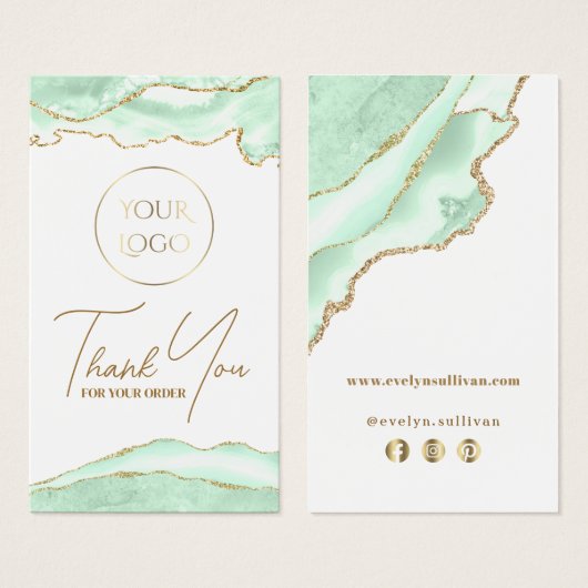 Beipackzettel für die Meeresfrüchte (Vorne & Hinten)