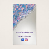 Beipackzettel für Mermaid-Glitzer (Rückseite)