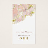 Beipackzettel für rosafarbene Marmor (Rückseite)