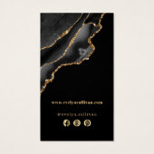 Beipackzettel für Schwarz und Gold (Rückseite)