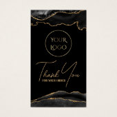 Beipackzettel für Schwarz und Gold (Vorderseite)