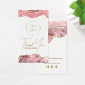 Beipackzettel mit rosa Rosa (Schreibtisch)