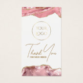 Beipackzettel mit rosa Rosa (Vorderseite)