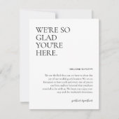 Beipackzettel Mitteilungskarte (Vorderseite)