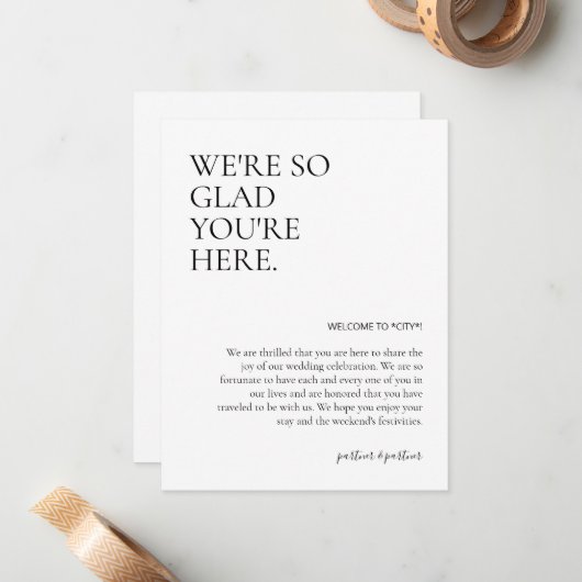 Beipackzettel Mitteilungskarte (Vorderseite/Rückseite Beispiel)