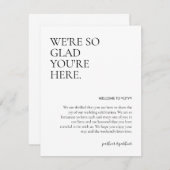 Beipackzettel Mitteilungskarte (Vorne/Hinten)