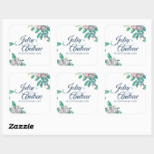 Beipackzettel Quadratischer Aufkleber (Blatt)