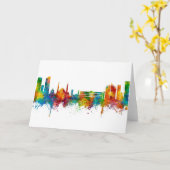 Beirut Lebanon Skyline Karte (Gelbe Blume)