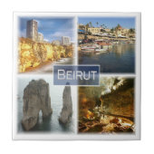 BEIRUT, Libanon, Asien, Fliese (Vorderseite)