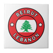 Beirut Libanon Fliese (Vorderseite)