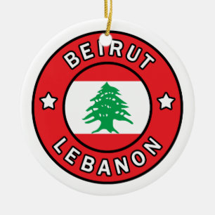 Beirut Libanon Keramik Ornament