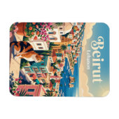 Beirut Libanon Magnet (Horizontal)
