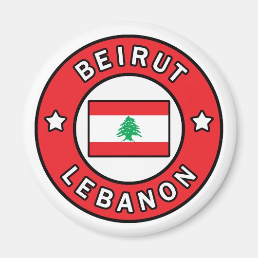 Beirut Libanon Magnet (Vorne)