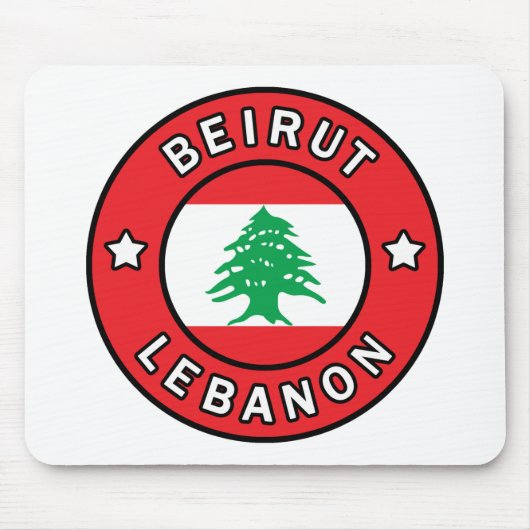 Beirut Libanon Mousepad (Vorne)