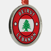 Beirut Libanon Ornament Aus Metall (Rechts)