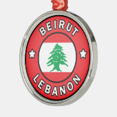 Beirut Libanon Ornament Aus Metall (Links)