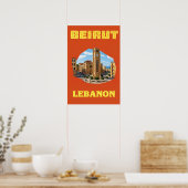 Beirut, Libanon Poster (Küche)