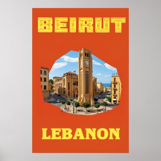 Beirut, Libanon Poster (Vorne)