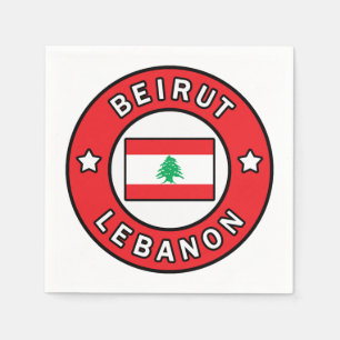 Beirut Libanon Serviette