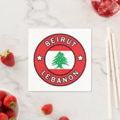 Beirut Libanon Serviette (Beispiel)