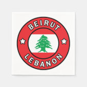 Beirut Libanon Serviette (Vorderseite)