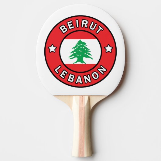 Beirut Libanon Tischtennis Schläger (Vorderseite)