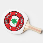 Beirut Libanon Tischtennis Schläger (Seitenansicht)