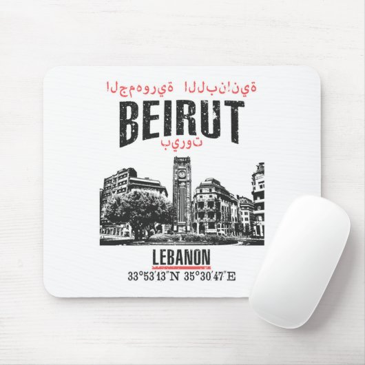 Beirut Mousepad (Mit Mouse)