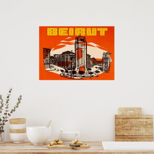 BEIRUT POSTER (Küche)