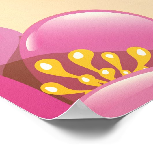 Beirut-Scooter-Reiseplakat Poster (Ecke)