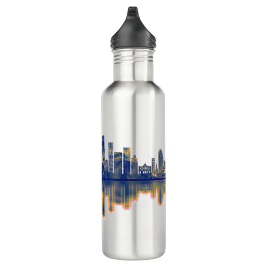 Beirut Skyline Edelstahlflasche (Rechts)