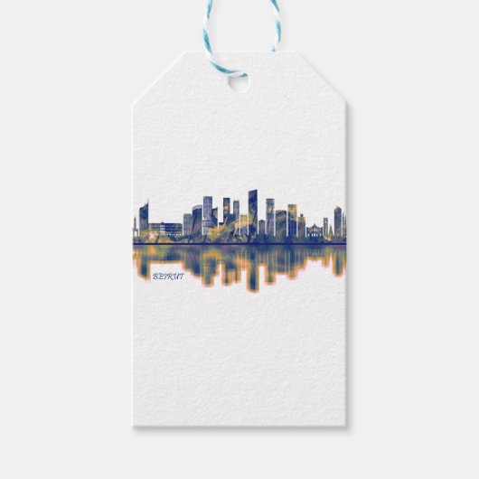 Beirut Skyline Geschenkanhänger (Vorderseite)