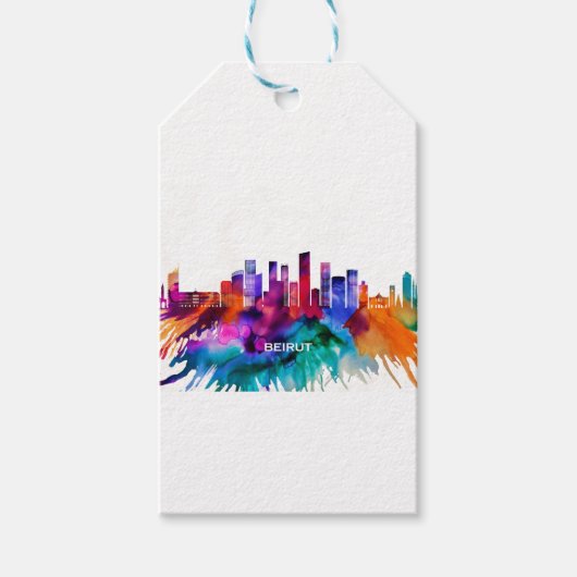Beirut Skyline Geschenkanhänger (Vorderseite)