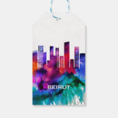 Beirut Skyline Geschenkanhänger (Rückseite)