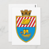 Beirut-Wappen Postkarte (Vorne/Hinten)