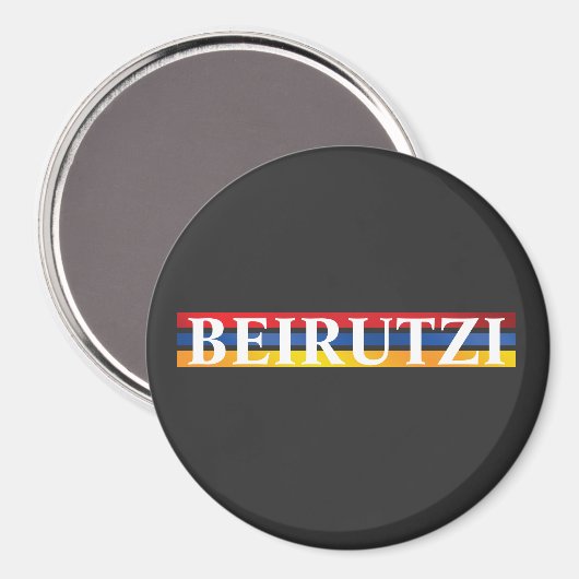 Beirutzi Magnet (Vorderseite/Rückseite)