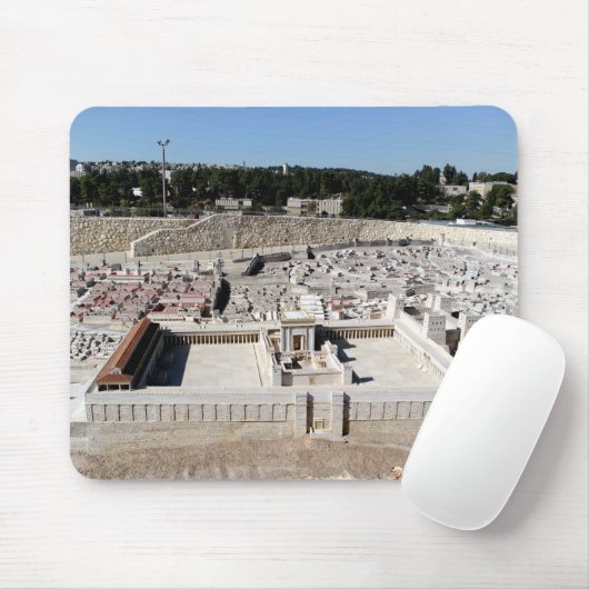 Beis HaMikdash (Heiliger Tempel in Jerusalem) Mousepad (Mit Mouse)