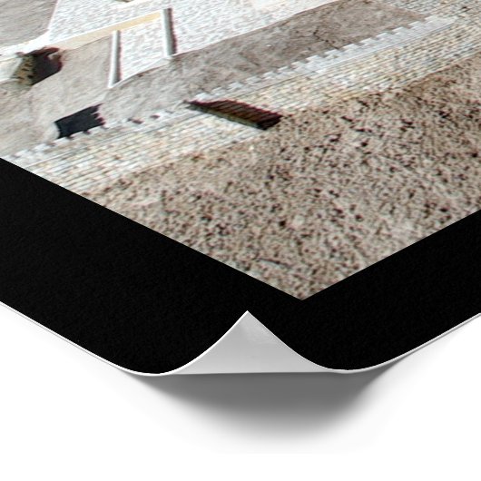 Beis HaMikdash (Heiliger Tempel in Jerusalem) Poster (Ecke)